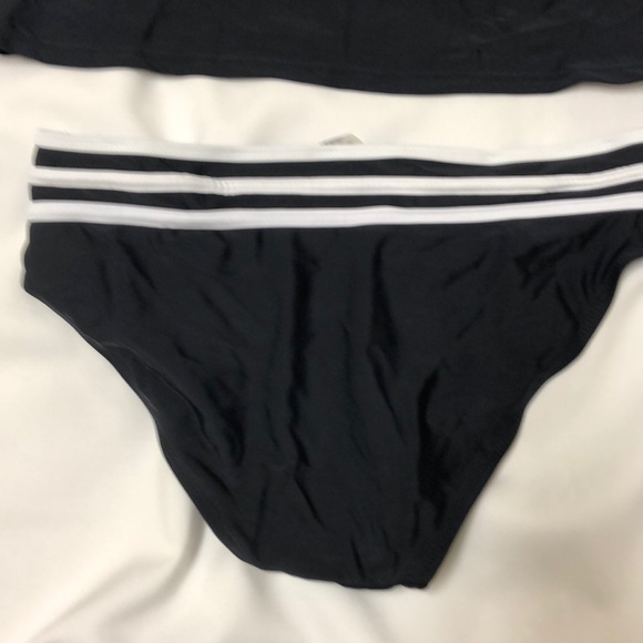 Cute black and white tankini Sz M - Picture 2 of 3